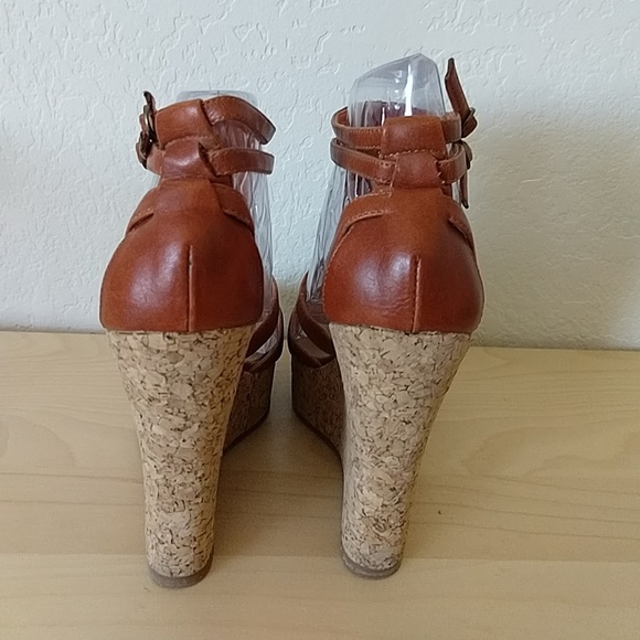 Diba Cork Wedge Sandals - Picture 3 of 7